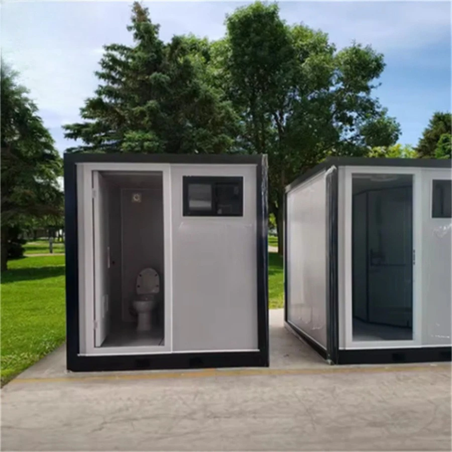 Portable Toilet, Mobile Restroom with Foot Pedal Flush Mechanism Reducing Hand Contact for Better Hygiene Control