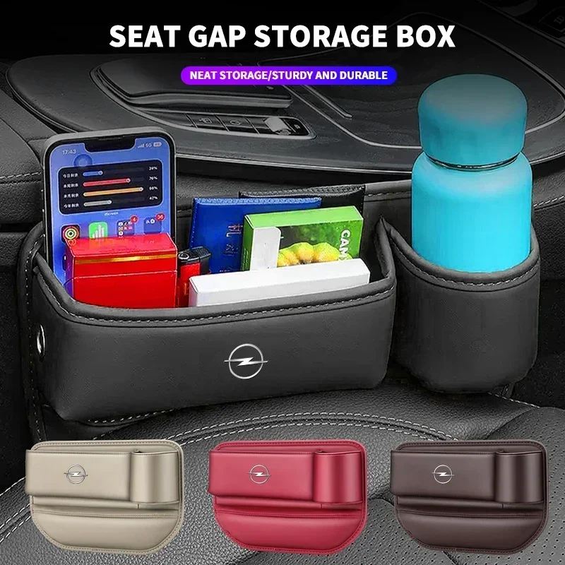 

Органайзер для хранения в зазоре между сиденьями автомобиля, аксессуары для салона авто для Opel Astra, Insignia, Mokka, Zafira, Corsa, Vectra, Antara, Meriva