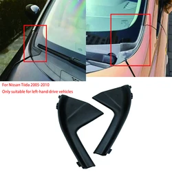 Car Front Side Windshield Cowl Grille Outer Cover Extension Trim for Nissan Versa Sedan Hatchback Tiida 2005-2010 Accessories