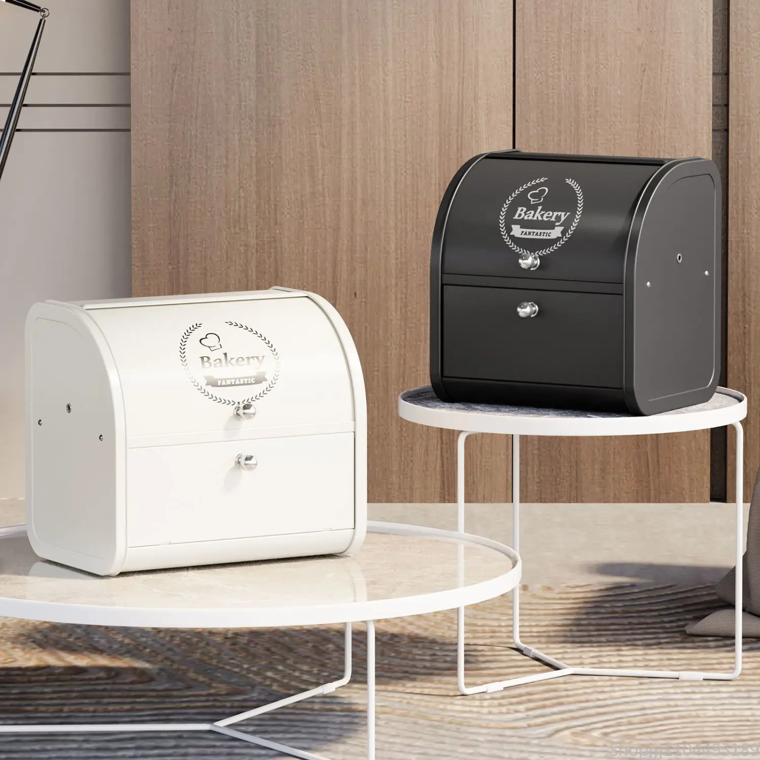 Entryway Drawer Caddy - 2-Tier Key & Mask Organizer