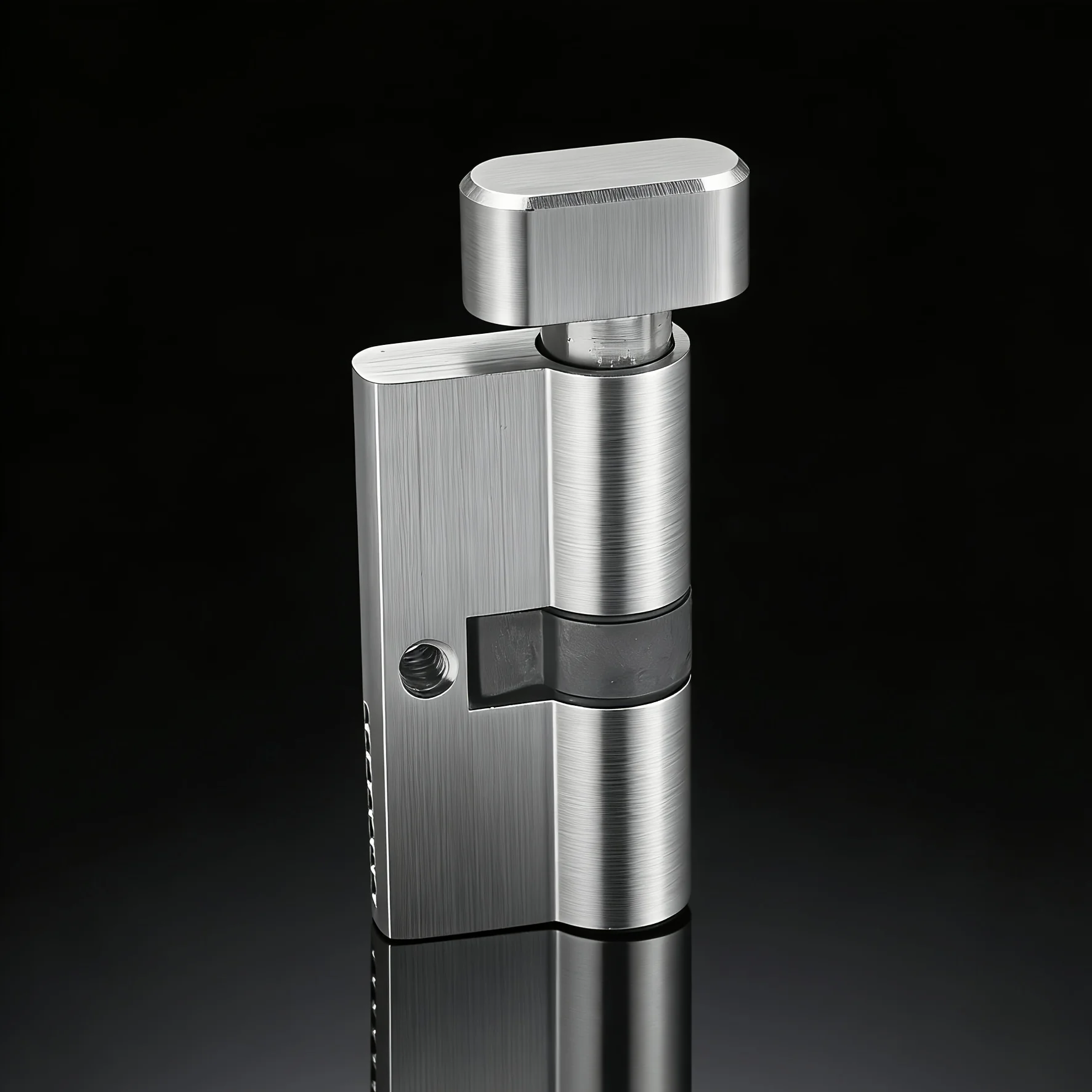 Euro Profile Cylinder Lock Core Brass Anti-Drill Security 5 Keys Aluminum Alloy Shell Brushed Finish Easy Install Door Replaceme image 4