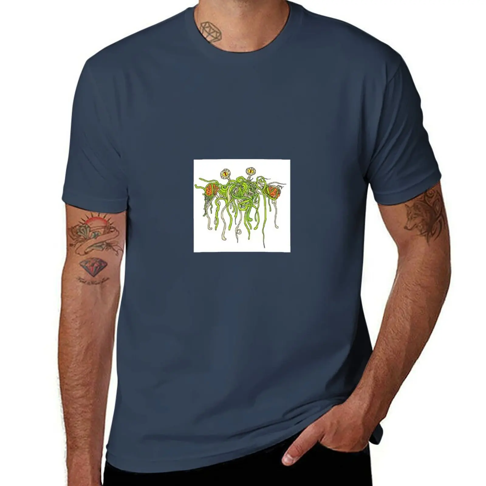 

Flying Spaghetti Monster FSM T-Shirt man t shirt heavy cotton cotton t shirts high quality funny t shirts dark humor T-Shirt