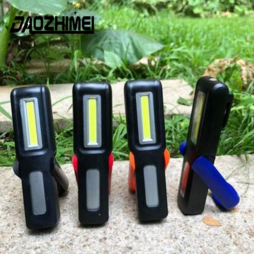 

Portable COB Magnetic Work Light LED Flashlight USB Rechargeable Power display Headlight For Work Hanging camping Torch