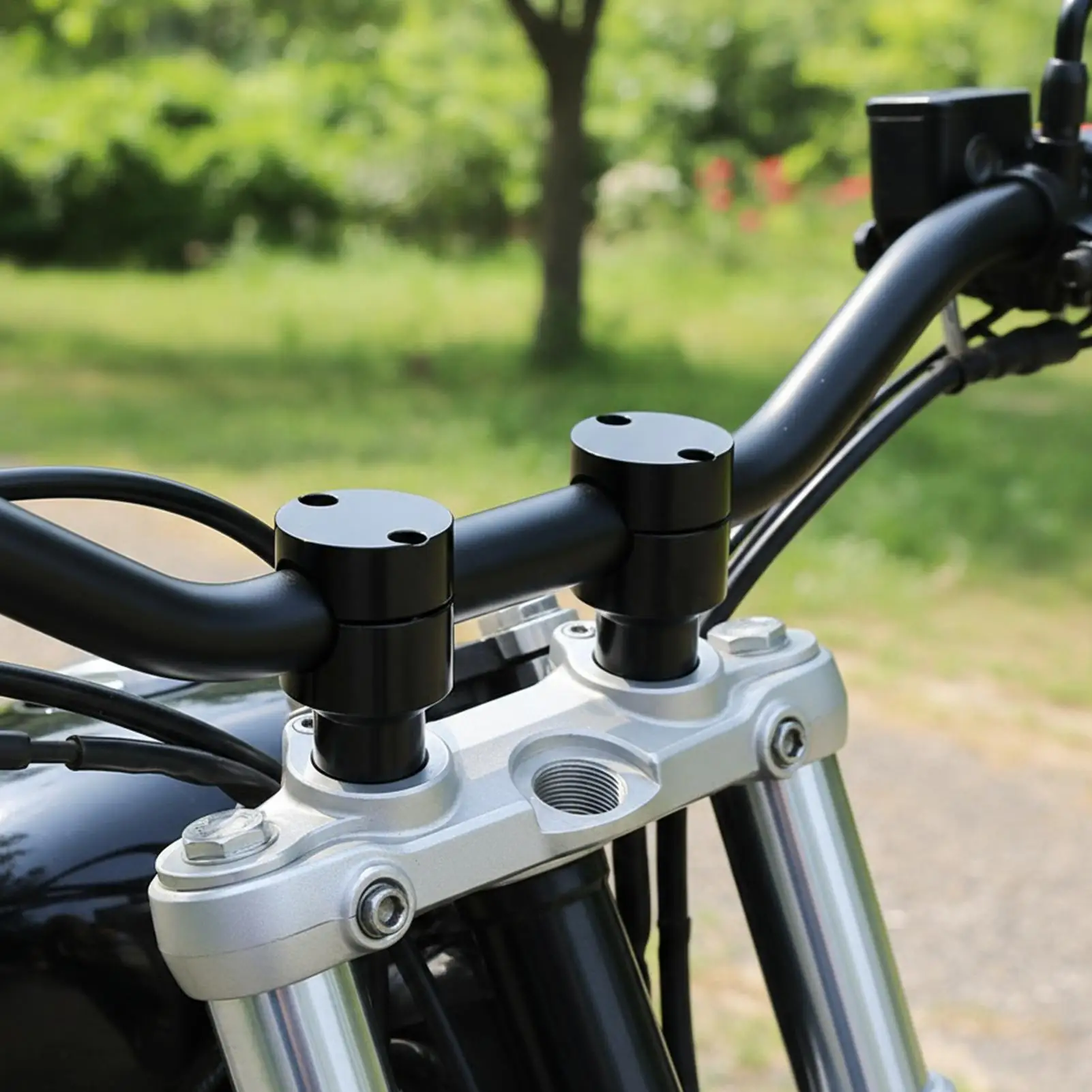 Motorcycle Handle Riser Motorcycle Handlebar Replacement Motorbike Raiser Height For Garage Outdoor Touring Road Highway