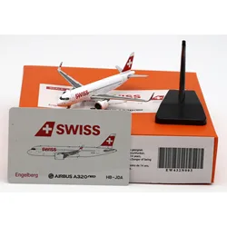 EW432N003 Alloy Collectible Plane Gift JC Wings 1:400 SWISS Air 