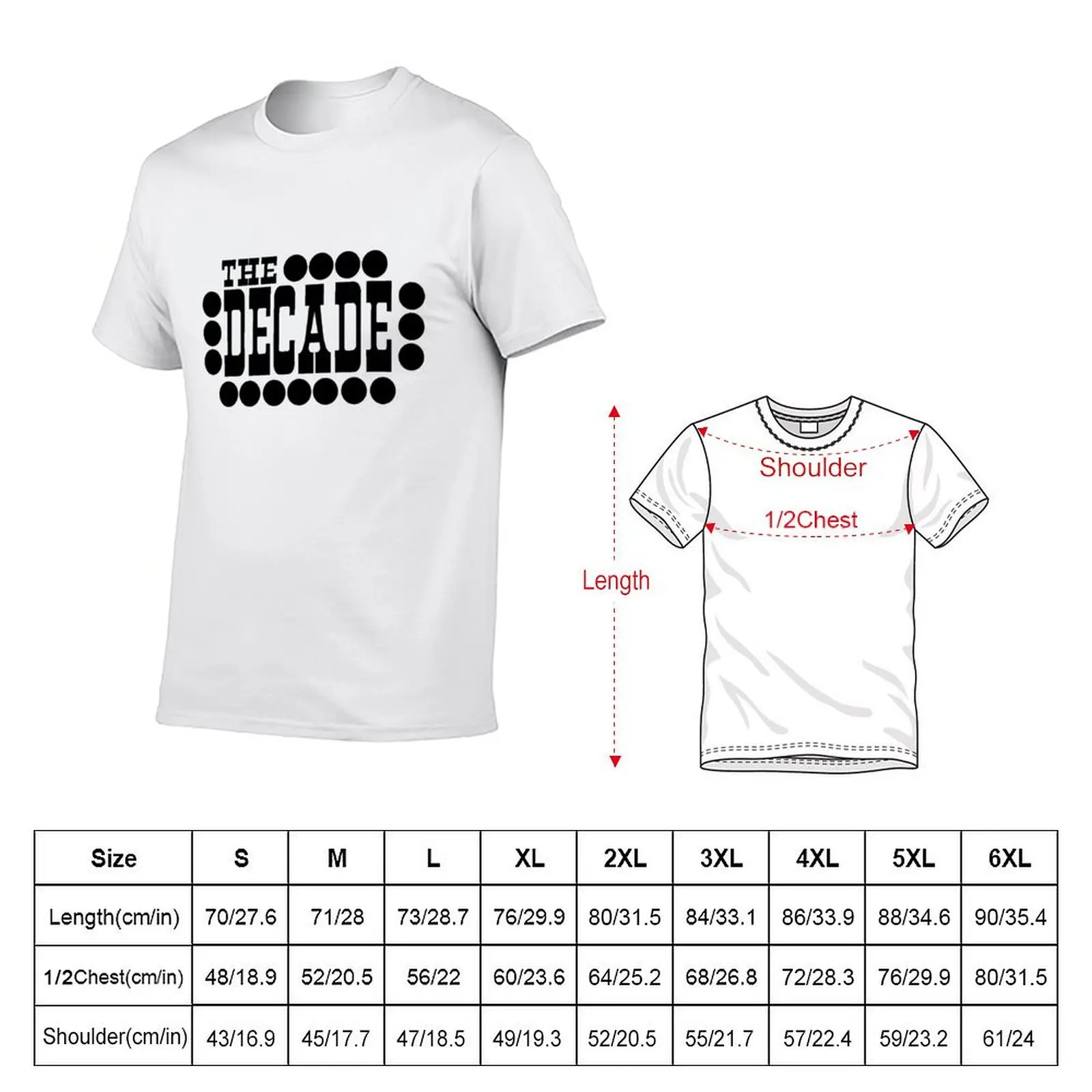 The Decade T-Shirt Work Utility Casual Tee Shirt