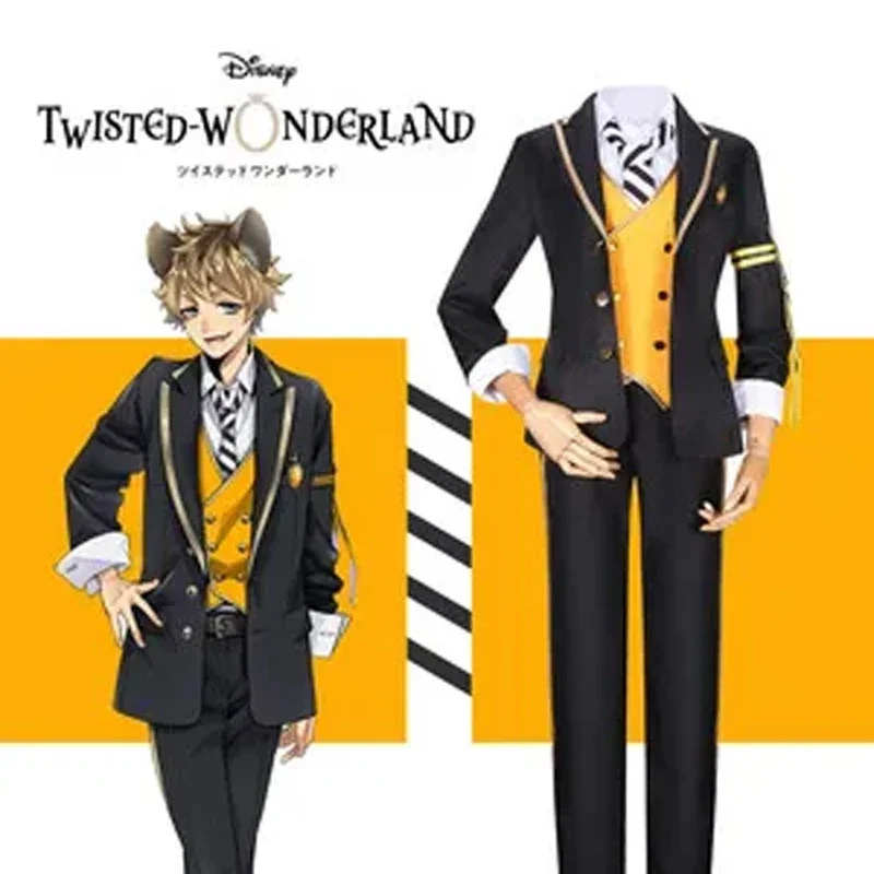 Twisted Wonderland Ruggie Bucchi Uniform Halloween JK Japanese Uniform COS Clothing Cosplay Costume Custom Made Any Size