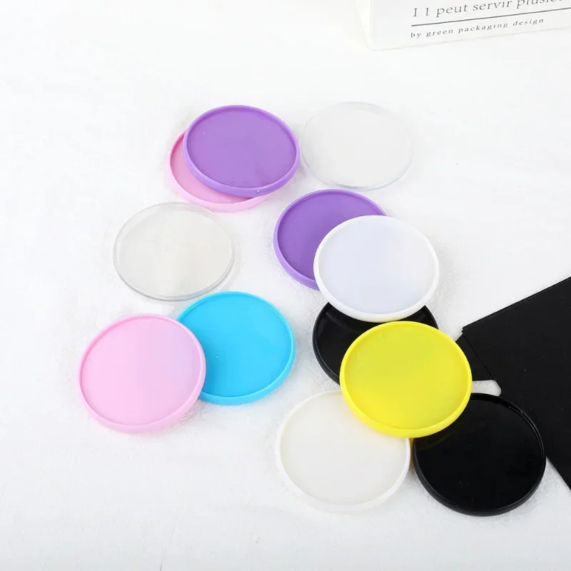 50PCS54MM large solid color plastic binding buckle, loose-leaf mushroom hole notebook binding consumables.