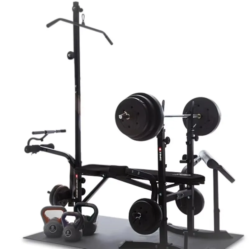 Manufacturer's In-Stock Wholesale Foldable Home-Use Abdominal Exercise Adjustable High Pull-Up Bar Barbell Weightlifting Safety