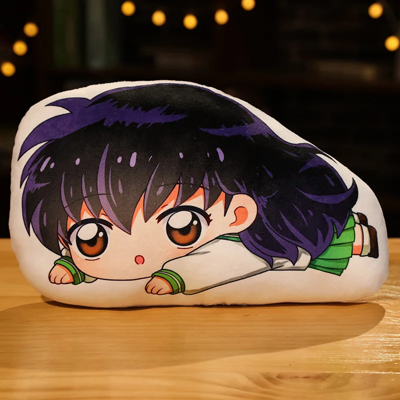 Children Birthday Gift Plush Doll Pillow Two-dimensional Inuyasha Anime Around Yasha Hime Killing Maru Bellflower Pillow