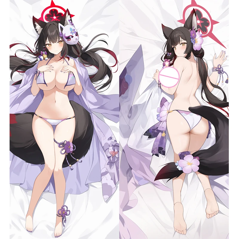 

Anime Dakimakura Pillow Case Fate Sexy and Busty Wakamo Double-Sided Halloween Decoration