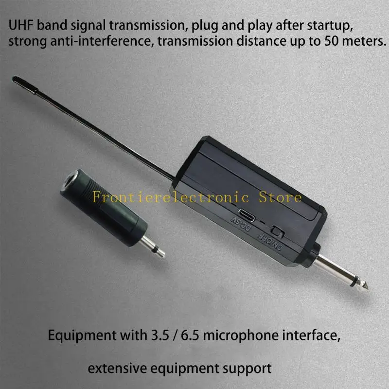 G8DB ワイヤレスマイクシステム UHF 周波数 2 つのダイナミックマイク付き 強力な干渉防止マイク 2 チャンネル