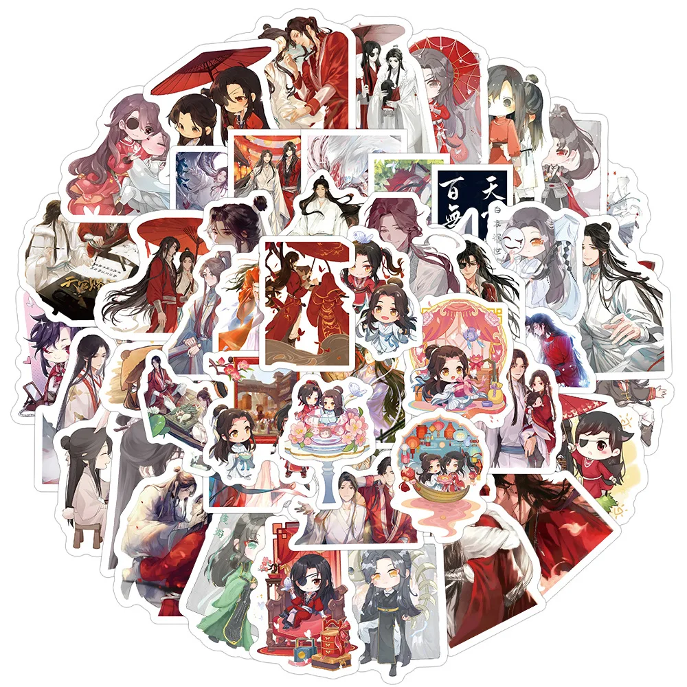 10/30/63PCS Heaven Official's Blessing Anime Stickers Decoration Suitcase Scrapbooking Laptop Phone Stationery Kid Sticker Gift