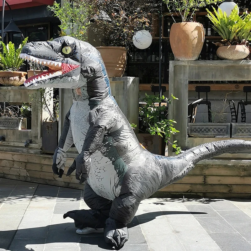 ❤️ ❤️ ❤️ زي ديناصور فيلوسيرابت - مراجعة Inflatable Dinosaur Costume Adult وسعره