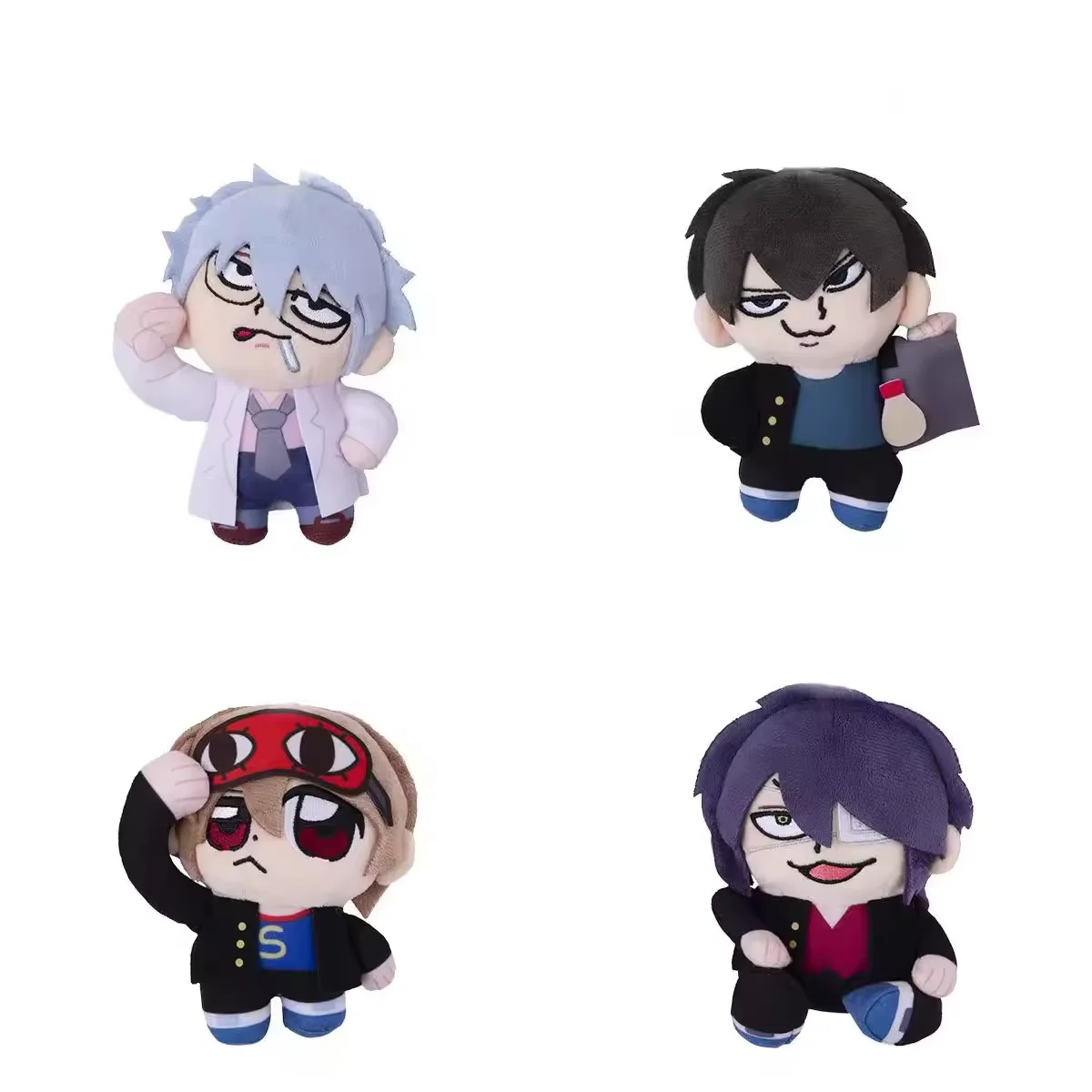 GINTAMA - Mr. Ginpachi's Zany Class Plush Doll Sakata Gintoki Okita Sougo Hijikata Toushirou Anime Funny Cotton Pendant Toy Gift