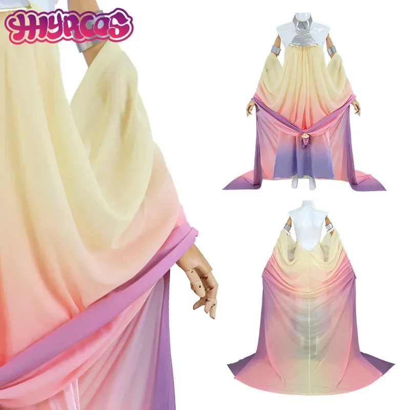 DY2025Queen Style Gala Gown Padme Cosplay Amidala Dress- فستان تنكري أنيق مطرز للمسرح والهالوين (مستوحى من خيال علمي #5
