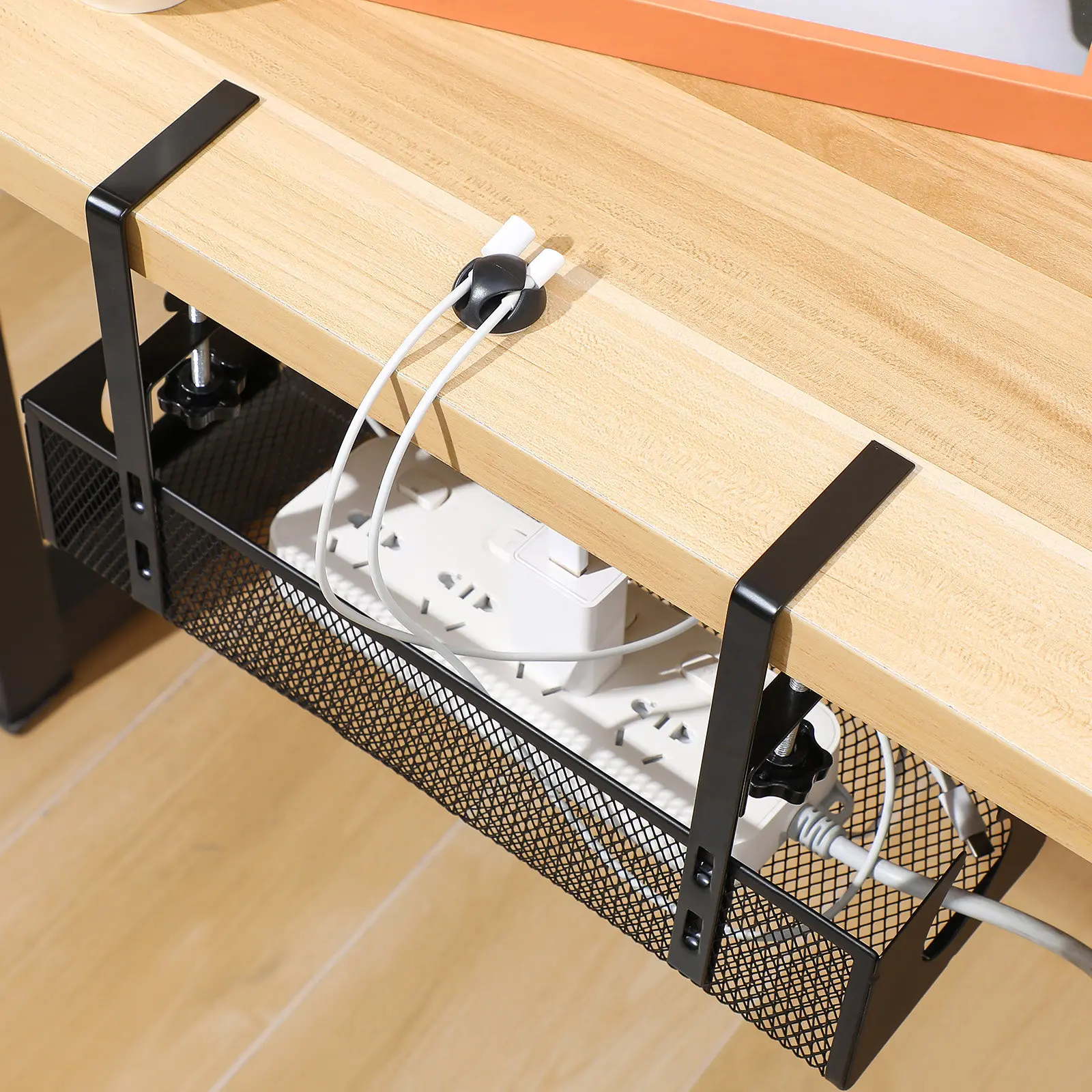 cable-management-under-desk-large-capacity-metal-tray-sturdy-wire-organizer-home-office-desk-cord-storage-basket