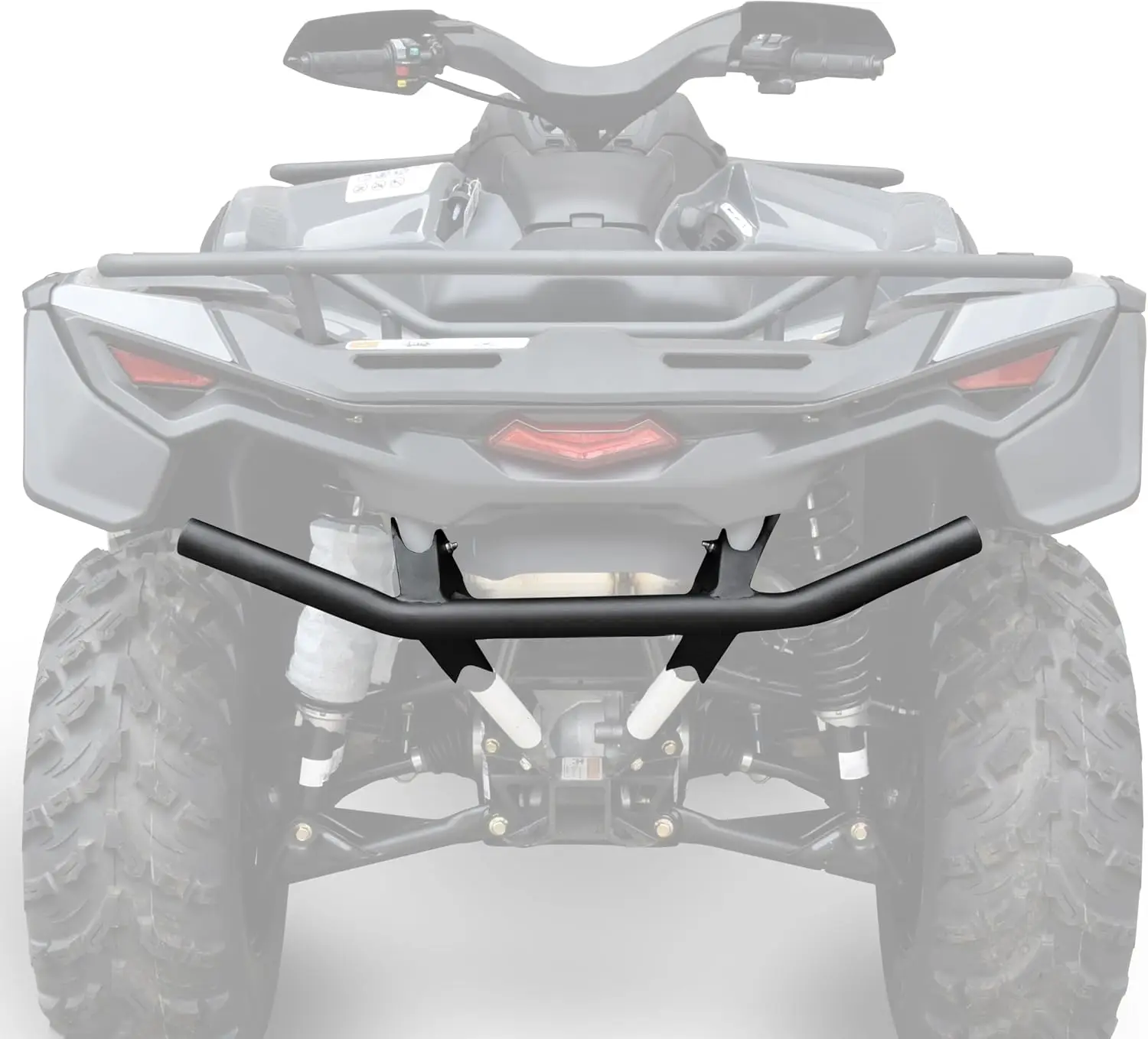 Rear Bumper Replacement Compatible with 500 and 700 ATV Models 2023-2026, Off-Road Accessory, Direct-Fit Rear Protection Guard