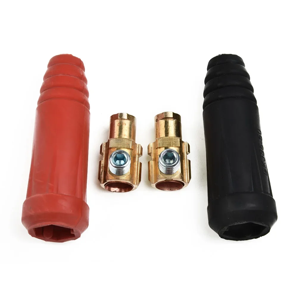 4Pcs/Set TIG Welding Cable Panel Connector Plug DKJ35-50 315Amp Welding Machine Quick Fitting Connector