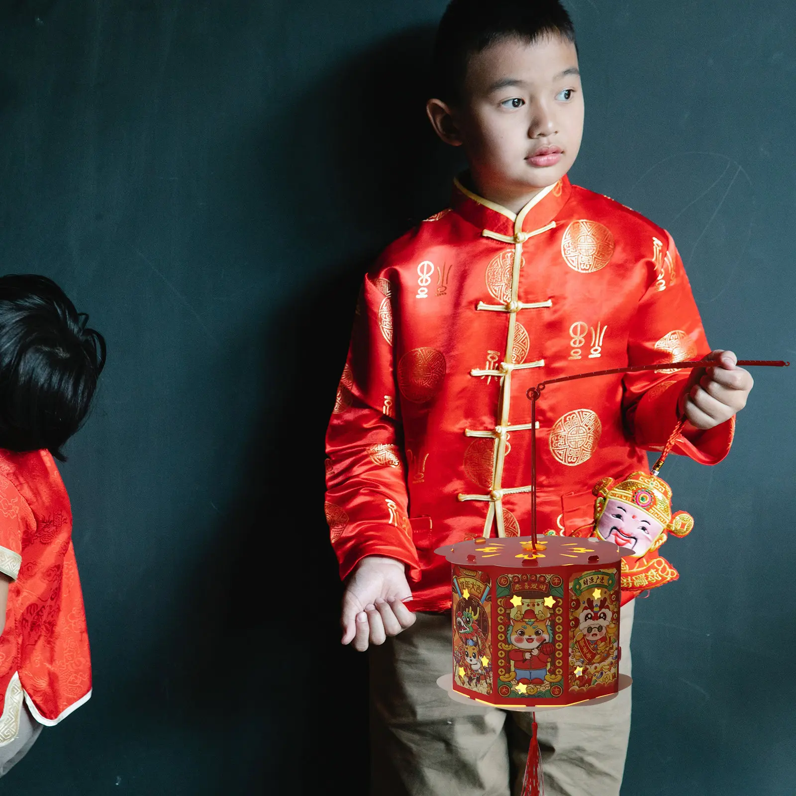 

Набор материалов для самостоятельного изготовления фонариков: Двухслойный светящийся бумажный фонарь для Нового года и Весеннего фестиваля, декоративный, ручной работы