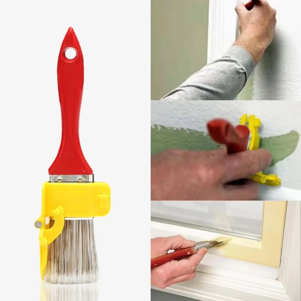 New Profesional Edger Paint Brush Handheld Durable Latex Paint Brush Multifunctional Color Separation Brush Home Room Wall