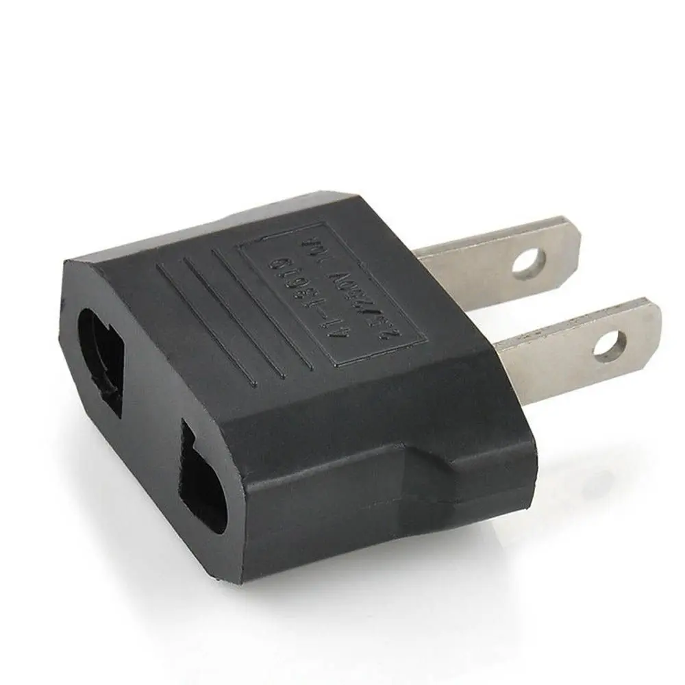 

2 Pin Travel European EU To US Charger Jack Converter Adapter Plug