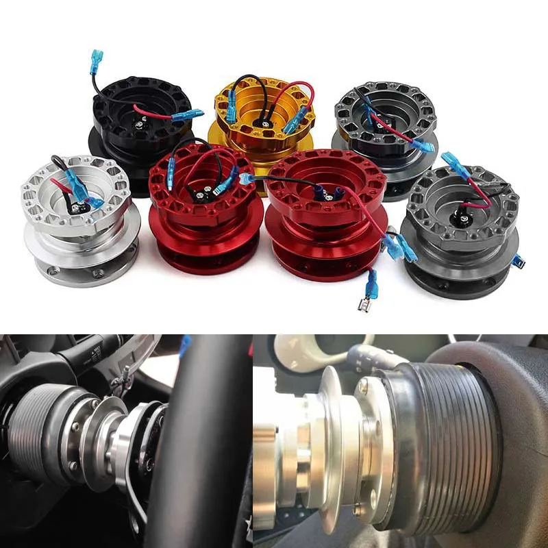 

12-болтовый быстроразъемный комплект для рулевого колеса, универсальный алюминиевый быстроразъемный адаптер для ступицы JDM, комплект Boss