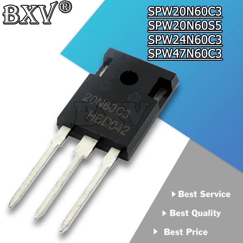 5PCS/LOT SPW20N60C3 SPW20N60S5 SPW24N60C3 SPW47N60C3 20N60C3 20N60S5 24N60C3 47N60C3