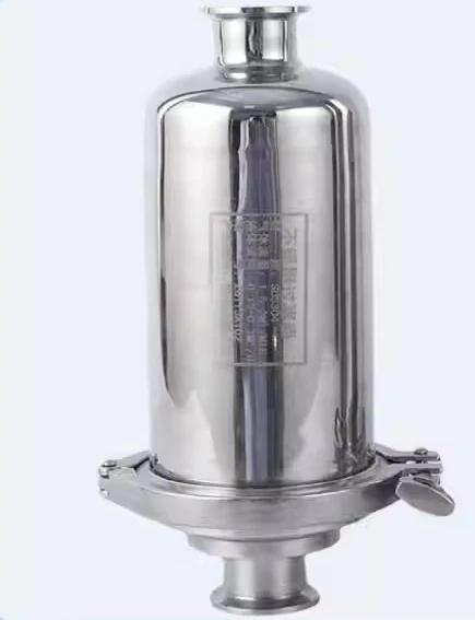 

304 stainless steel pipeline straight through filter with built in 226 socket gas liquid filter machine