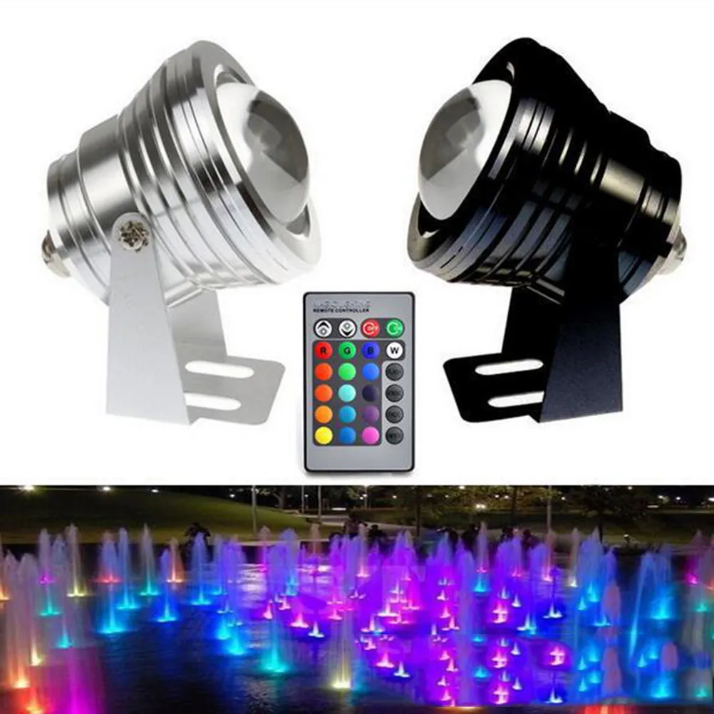 

Светодиодный RGB-светильник 10 Вт для фонтанов и прудов, полностью погружной, водонепроницаемый, для аквариумов, садов, бассейнов, с регулируемым углом наклона, разноцветный, подводный светильник