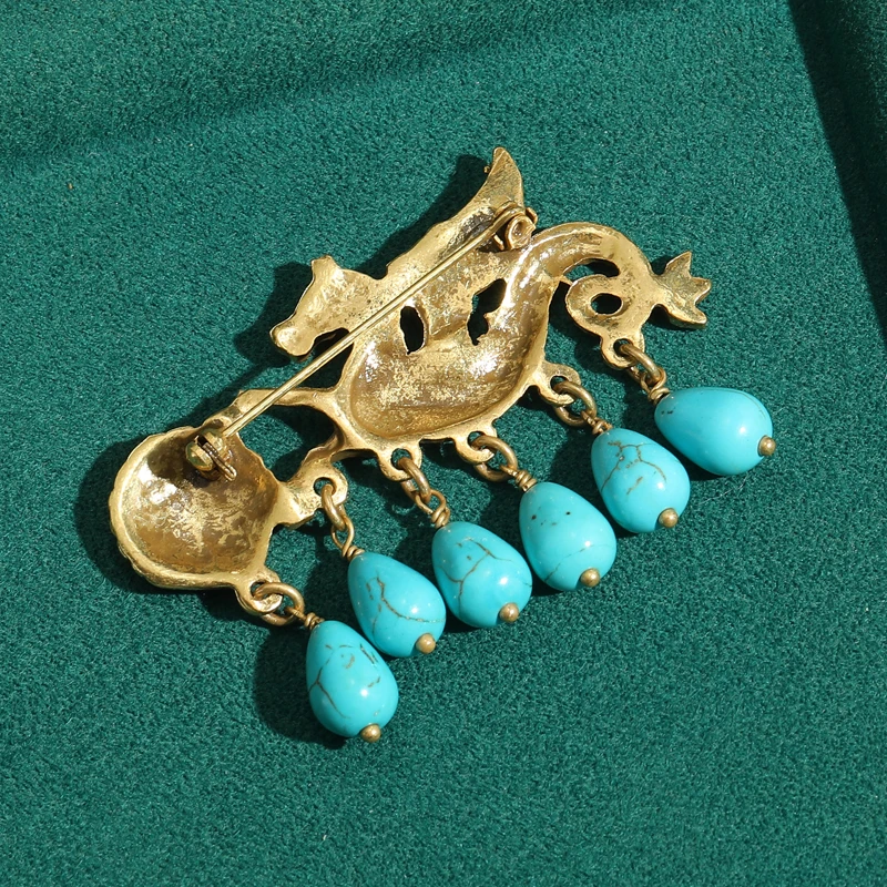 Vintage Flying Horse Turquoise - Women'S Accessories Trends 2026 ulasan dan harga