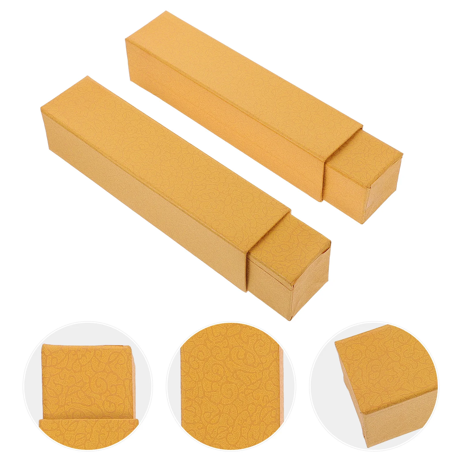 2pcs Photo Scroll Storage Box Premium Durable For Artwork Calligraphy Document Organizer Scroll Paper Storage Holders