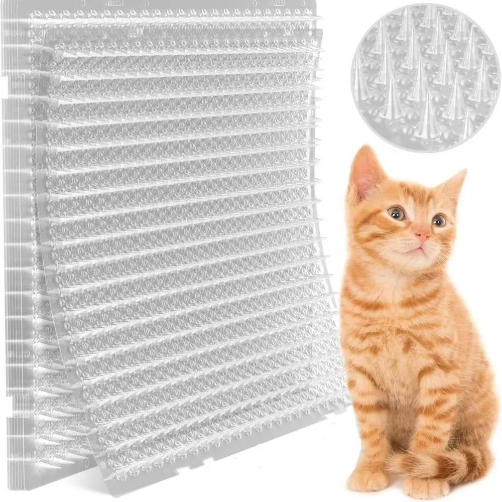 New Plastic Cat Scat Mat Thicken with Spike Cat Repellent Mat Training Pads for Plants Furniture Indoor view 4
