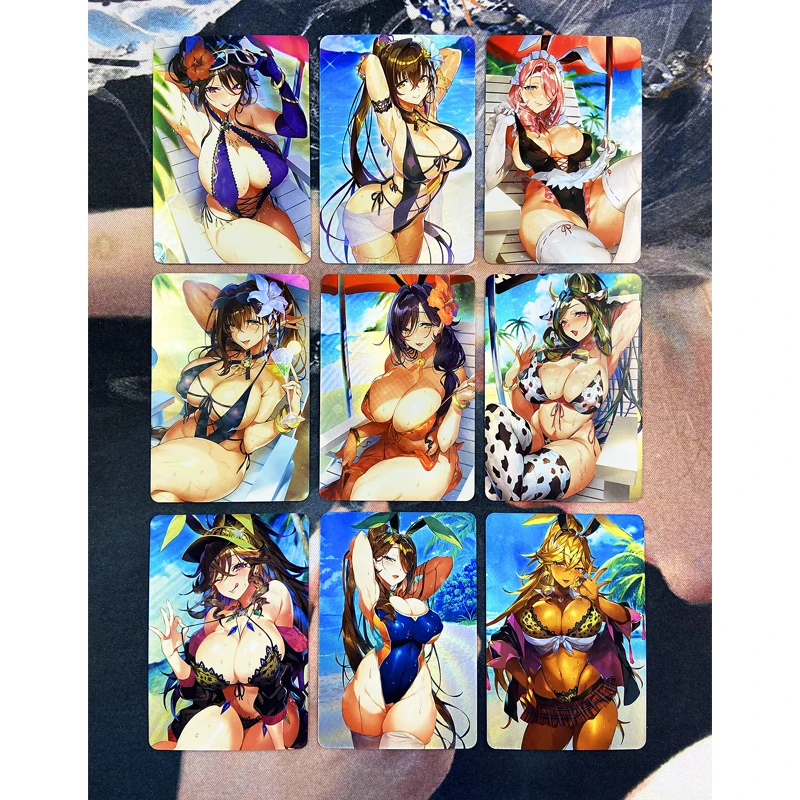 Anime Goddess Story Diy Homemade Cards Kafka Yae Miko Raiden Shogun Collectible Cards Christmas Birthday Gift Children's Toys