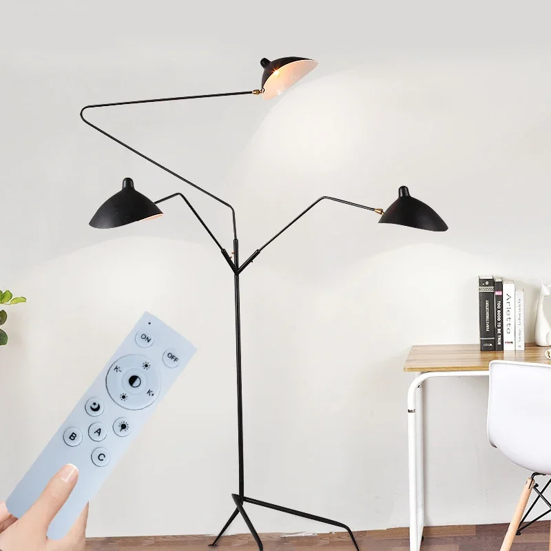 Nordic Modern Floor Lamp LED Lamp Creative Bedroom Bedside 3 Heads Fangs and Claws Nordic Floor Lamp LED Light