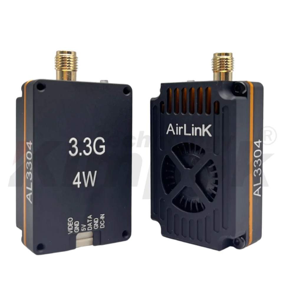 Kimpok-AirLink AL3304 3.3GHz 4W High-Power Long-Range VTX Video Transmitter (16CH / IRC Tramp / Built-in Cooling Fan)