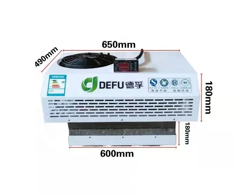 Electric 12 Volt 24V 60V 72V 12V 110V 220V Freezer System Battery Refrigeration Units For Tricycle Truck Van