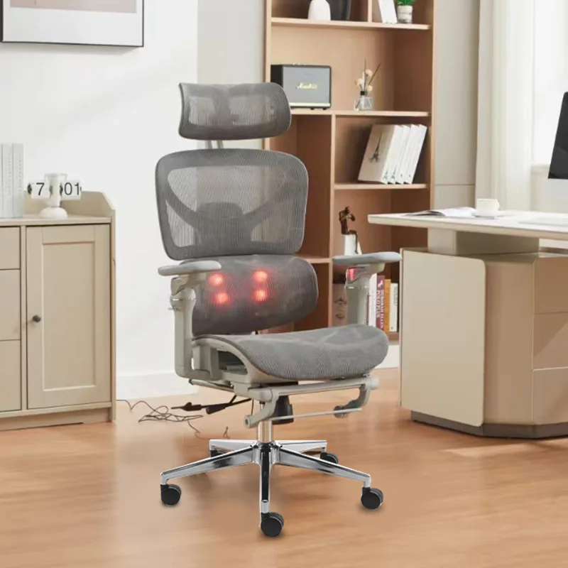كرسي مريح لتدليك الخصر يدعم الكمبيوتر المنزلي كرسي المؤتمرات المستقرة