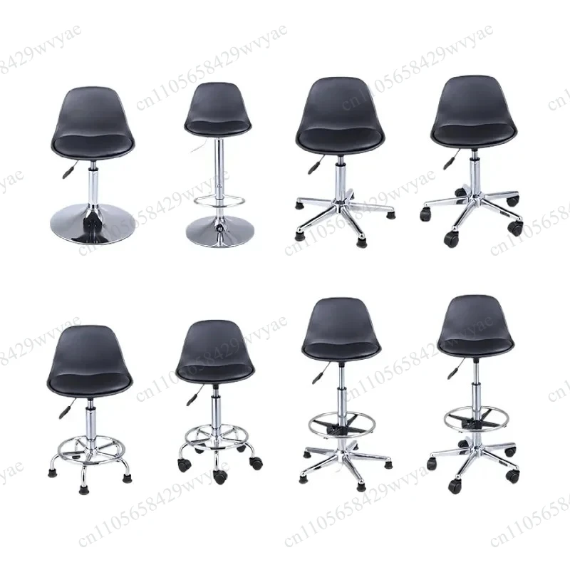 Adjustable ESD Anti-static Lab Chair, PU Foam Fabric Industrial Office Stool For Cleanroom