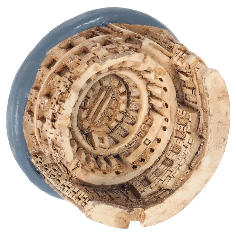 1pc Roman Colosseum Miniature Ancient Building Model Home Decor Table Adornment Statue Resin Figurine