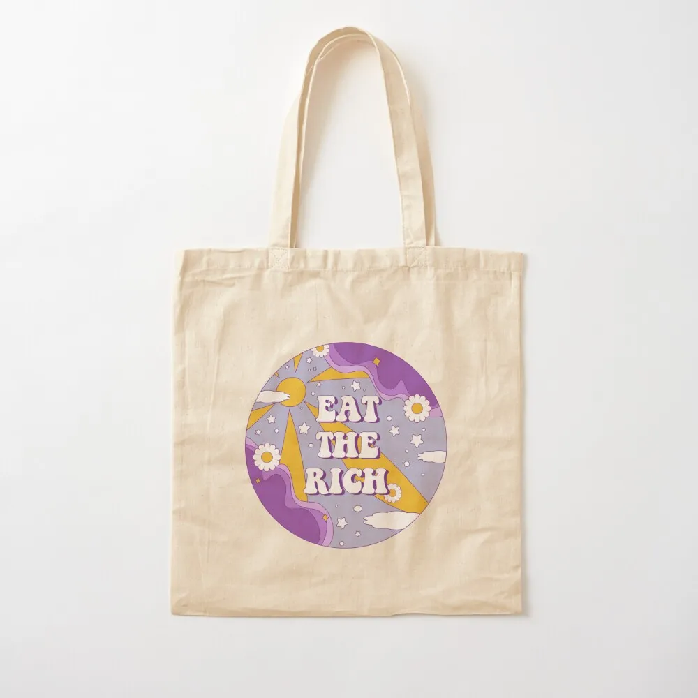 أكل حقيبة حمل غنية قابلة للتخصيص، حقيبة سوبر ماركت قابلة للطي، حقائب نسائية مخصصة #2