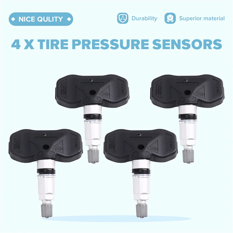 Untuk Buick Rainier Cadillac CTS SRX GMC Envoy Isuzu Ascender Saab 9-7X 2001-2010 Kit Sensor Tekanan Ban Mobil 4 Buah 25774006