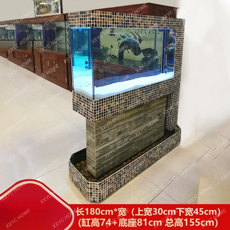 

X36 Large Water Curtain Wall, Water Tank, Screen Partition, Running Water Fish Tank, Turtle Tank