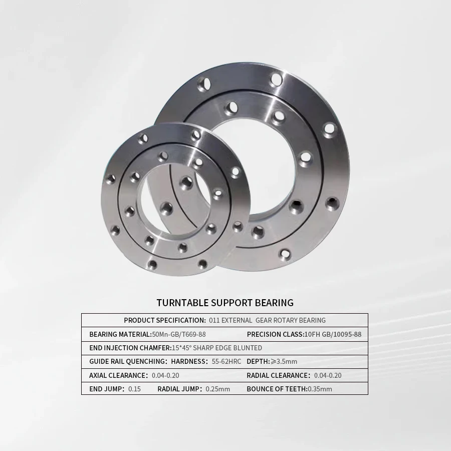 Toothless Slewing Bearings Rotary Bearings Turntable Bearings Mechanical Equipment Support Bearings rotating mechanical arm