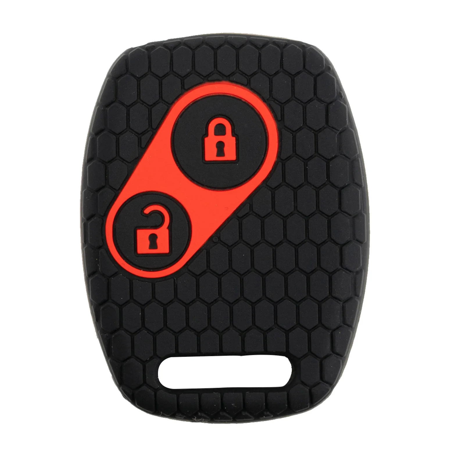 2 Button Car Key Case Shell Remote Fob Cover Silicon Rubber Case For Honda Civic Insight Fit SRV FRV chord 7 Jazz Gr8 150 R Auto
