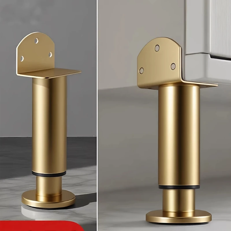 Extensores de Patas para Muebles sin Perforación, Protectores de Piso Antideslizantes, Soporte de Altura Ajustable para Mueble de TV, Gabinete y Mesita de Noche