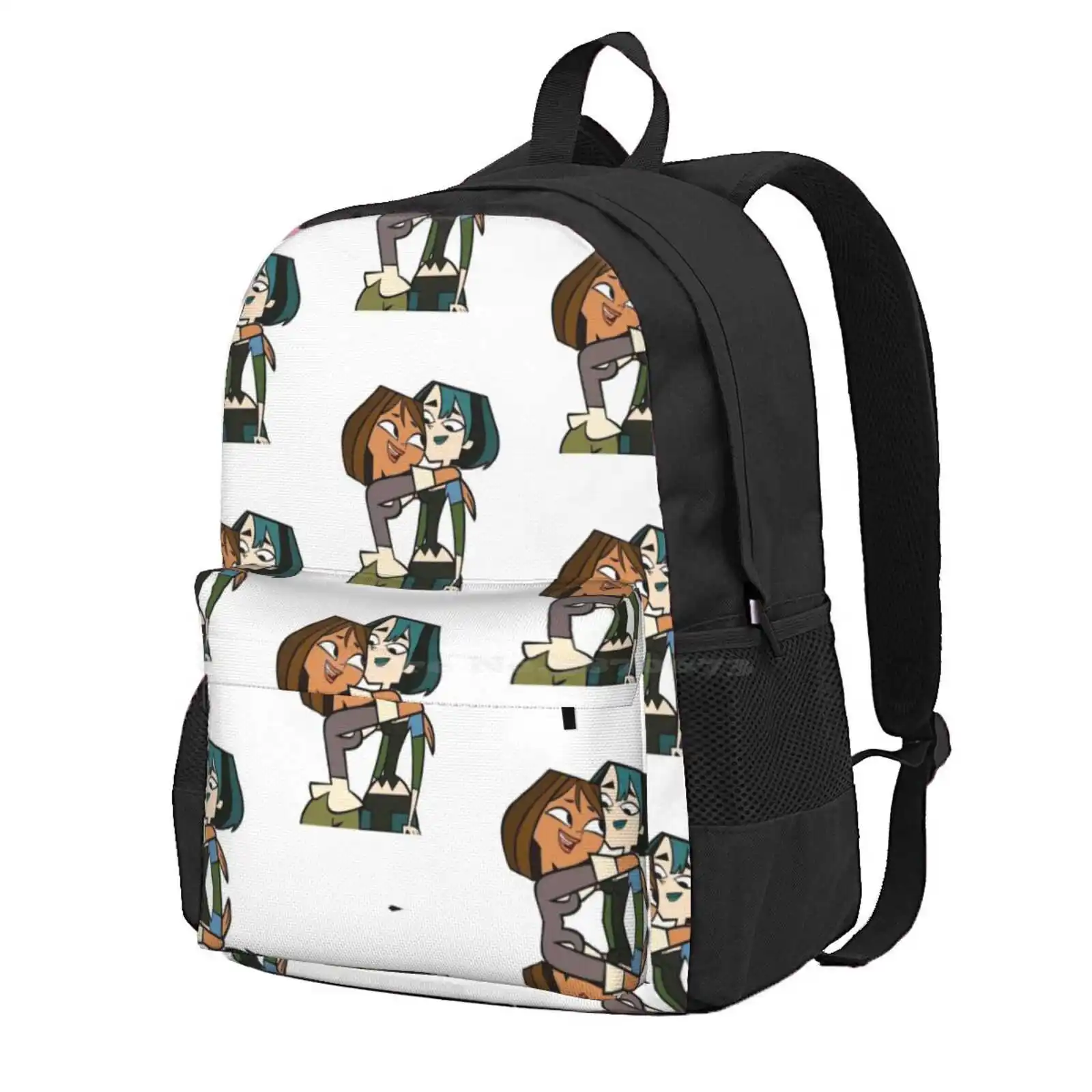 Courtney And Gwen - Total Drama Hot Sale Schoolbag Backpack Fashion Bags Total Drama Gwen Courtney Tdwt Tdi Duncan Kiss