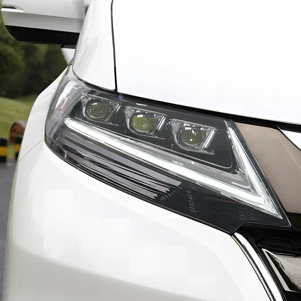 혼다 오디세이 2015-2021 LED 자동차 헤드라이트 업그레이드 3 프로젝터 렌즈 액세서리 용 다이나믹 스 트리머 자동차 전면 램프 어셈블리