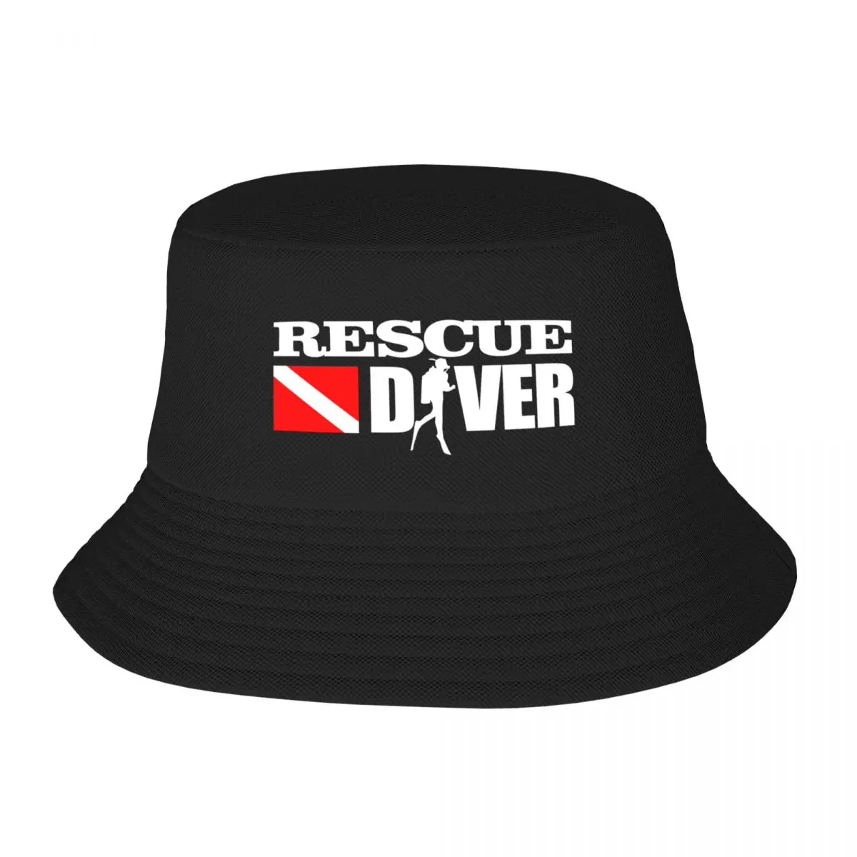 Rescue Diver Bucket Hat Sports Cap Snapback Cap Bobble Hat Men Golf Wear Women's