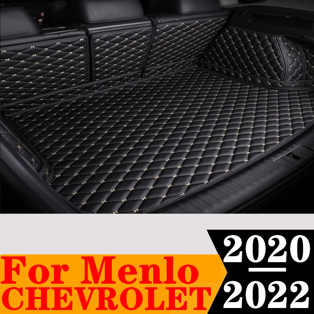 

Полный Комплект ковриков для багажника автомобиля на заказ для Chevrolet Menlo 2022, 2021, 2020, задний коврик для груза, поднос для багажника, коврик для багажа, автоковер, запчасти